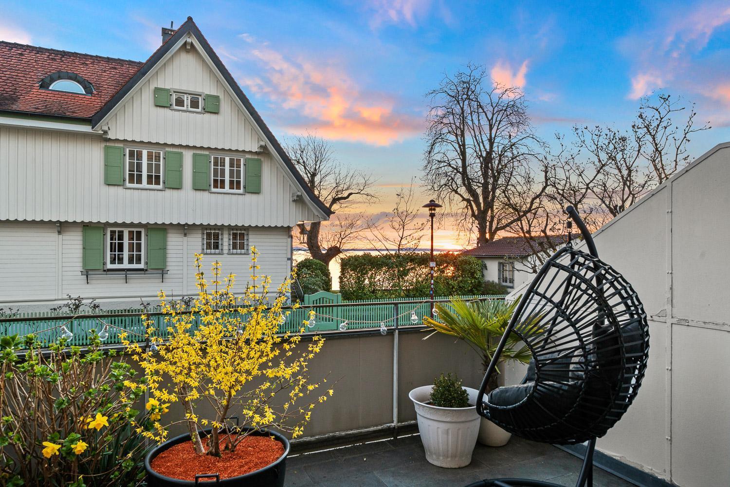 Fewo Seehof - Apartment Mit Seesicht Langenargen Buitenkant foto